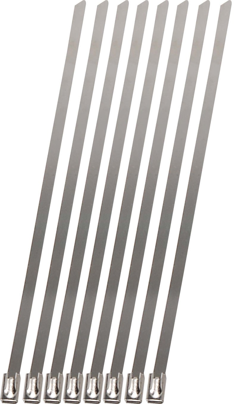 Design Engineering 010201 8" Stainless Steel Locking Ties (Pack of 8) - Image 1